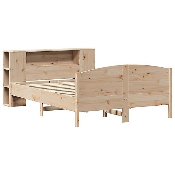 vidaXL Bett Bücherregalbett ohne Matratze 120x200 cm Massivholz Kiefer günstig online kaufen
