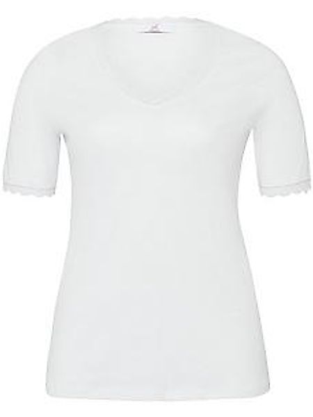 V-Shirt 1/2-Arm Emilia Lay weiss günstig online kaufen