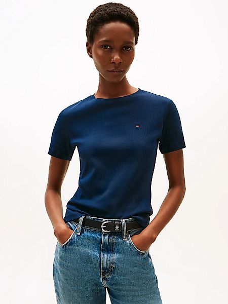 Tommy Hilfiger T-Shirt "SLIM CODY C-NK SS", mit Logostickerei günstig online kaufen