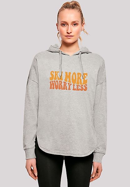 F4NT4STIC Kapuzenpullover "Ski More Worry Less", Premium Qualität günstig online kaufen