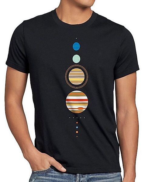 style3 T-Shirt Sheldon Sonnensystem big bang cooper theory planeten system günstig online kaufen