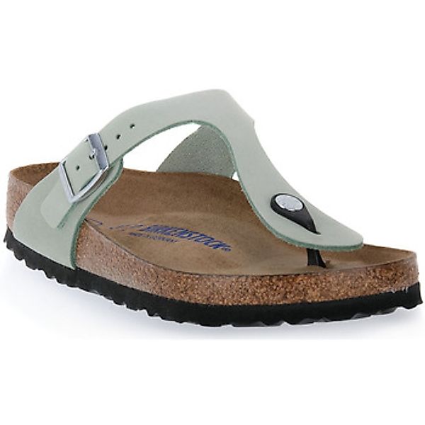 BIRKENSTOCK  Pantoffeln GIZEH MATCHA NOUBUCK CALZ N günstig online kaufen