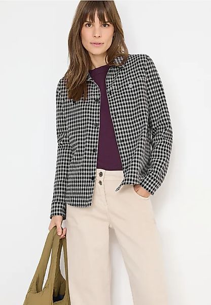 CECIL Jacquard Check Indoor Jacke günstig online kaufen