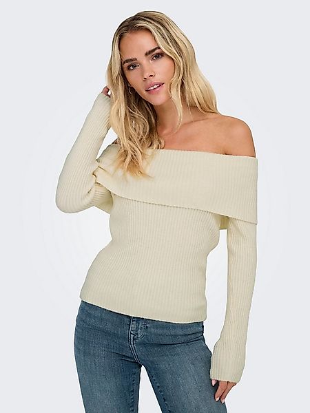 ONLY Strickpullover ONLKATIA LIFE LS OFF SHOULDER KNT NOOS Viskosemischung, günstig online kaufen