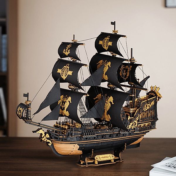 Robotime 3D-Puzzle Robotime The Seahorse Barque günstig online kaufen