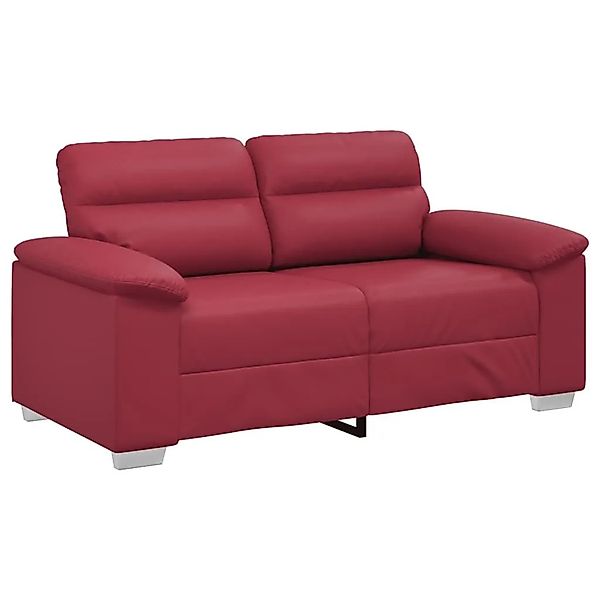 vidaXL 2-Sitzer-Sofa Weinrot 120 cm Kunstleder 4105335 günstig online kaufen