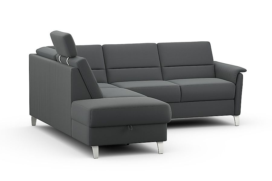 sit&more Ecksofa »Palmera L-Form«, Federkern, wahlweise mit Bettfunktion un günstig online kaufen