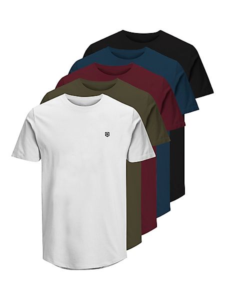 Jack & Jones Rundhalsshirt "JPRBLABRODY im 5er-Pack, mit Logodruck, Rundhal günstig online kaufen