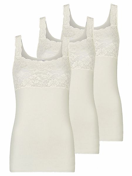 Nina Von C. Achselhemd "3er Pack Damen Achselhemd Fine Cotton" günstig online kaufen