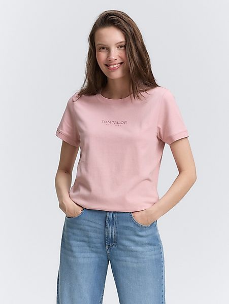 TOM TAILOR T-Shirt T-Shirt mit Logo-Print günstig online kaufen