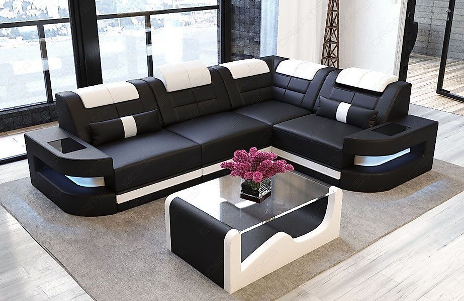 Sofa Dreams Ecksofa Ledersofa Como L günstig online kaufen