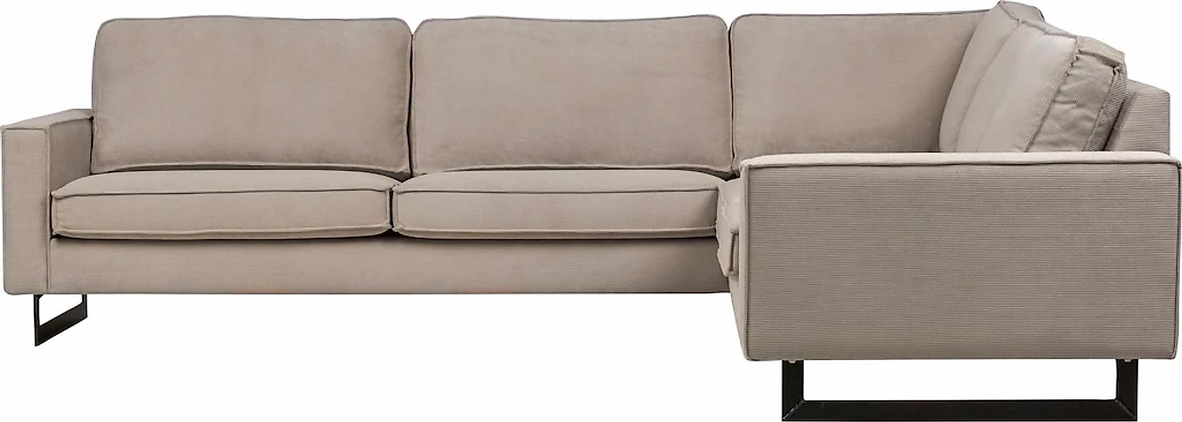 Places of Style Ecksofa »Pinto, XXL, 250/290 cm, langer Schenkel, Ottomane« günstig online kaufen