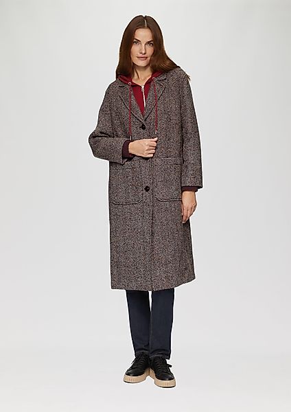 s.Oliver Funktionsmantel Wollmantel im Relaxed Fit günstig online kaufen