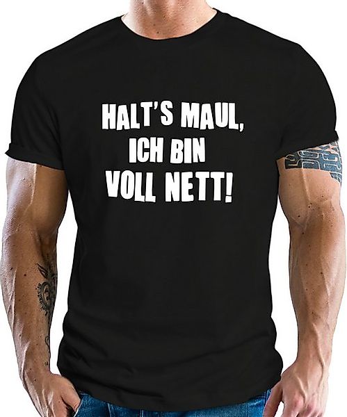 RAHMENLOS® T-Shirt als Geschenk: ich bin voll nett! günstig online kaufen