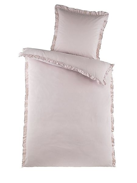 stofftraum Bettwäsche Set Mikrofaser 135x200 Design pure romantic Samtrose, günstig online kaufen