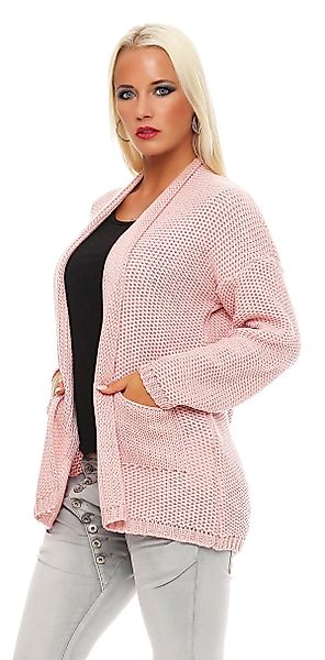 Mississhop Cardigan Strickjacke Cardigan Jacke Sweatshirt günstig online kaufen