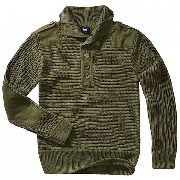Brandit Strickpullover Alpin Pullover olive - günstig online kaufen