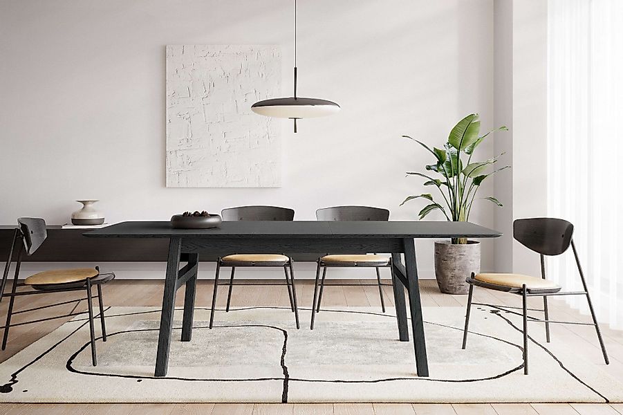 Woodman Esstisch Curved, Scandi Design, Breite günstig online kaufen