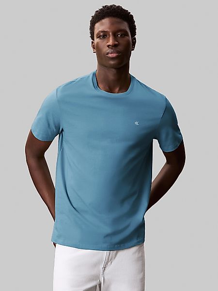 Calvin Klein Jeans T-Shirt "SS SMOOTH CTTN SOLID CREWNK TEE", mit Logo günstig online kaufen