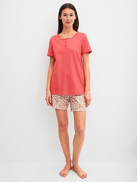 CALIDA Shorty Flower Nights (2 tlg) mit Rundhalsausschnitt, Kurzarm und geb günstig online kaufen