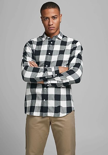 Jack & Jones Karohemd "JJ JJEGINGHAM TWILL SHIRT L/" günstig online kaufen