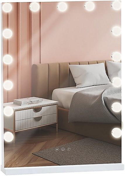 CLP Schminkspiegel Murrieta, LED, dimmbar, drei Lichtmodi, USB-Port günstig online kaufen