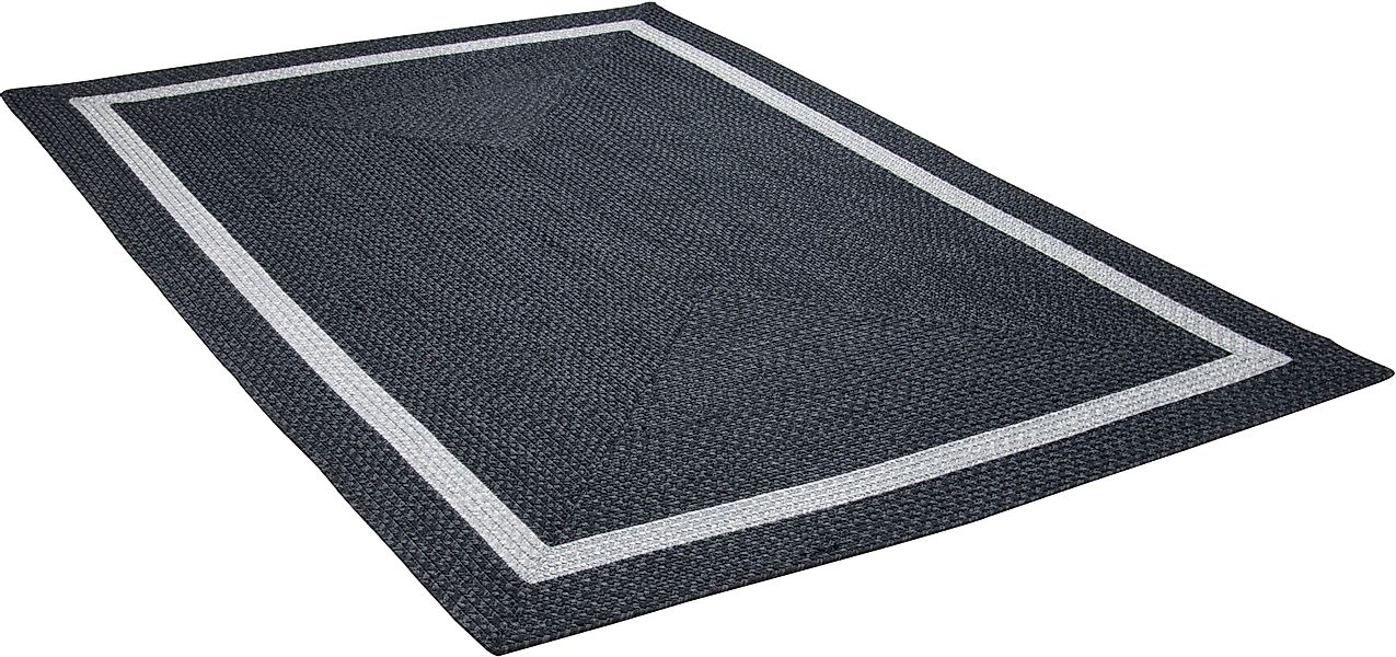 Gino Falcone Teppich »Benito« rechteckig 6 mm Höhe Flachgewebe, Uni Farben, günstig online kaufen