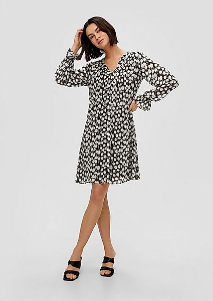 s.Oliver BLACK LABEL Minikleid Chiffonkleid mit günstig online kaufen