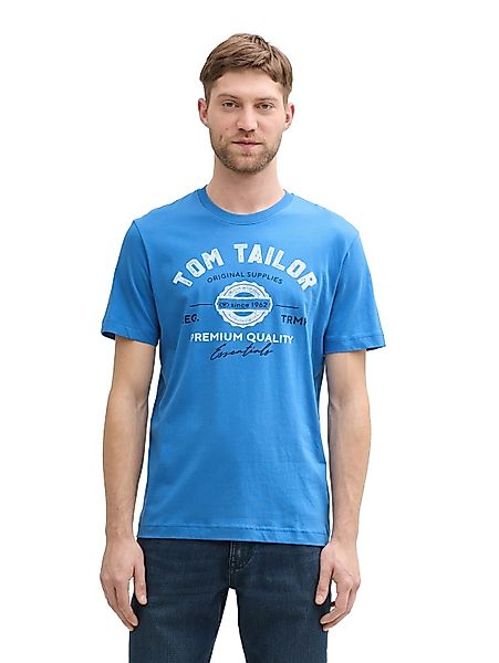 Tom Tailor Herren T-Shirt LOGO - Regular Fit günstig online kaufen