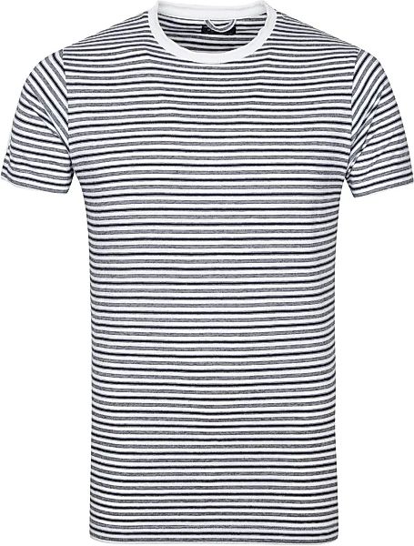 Dstrezzed T Shirt Streifen Weiss - Größe L günstig online kaufen