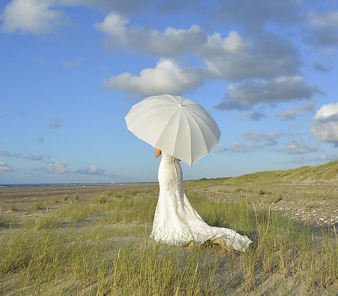iX-brella Stockregenschirm XXL Herz Hochzeitsschirm Brautschirm Wedding Hea günstig online kaufen