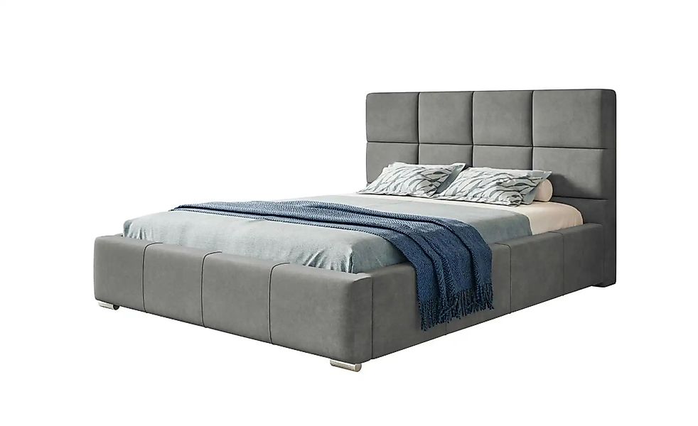 Polsterbett mit Stauraum Poole ¦ grau ¦ Maße (cm): B: 140 H: 104 Betten > P günstig online kaufen