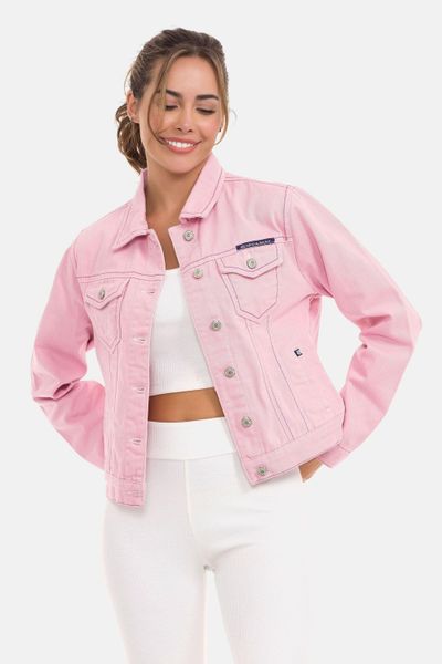 Cipo & Baxx Jeansjacke "Jeansjacke" ohne Kapuze mit stylischen auffälligen günstig online kaufen