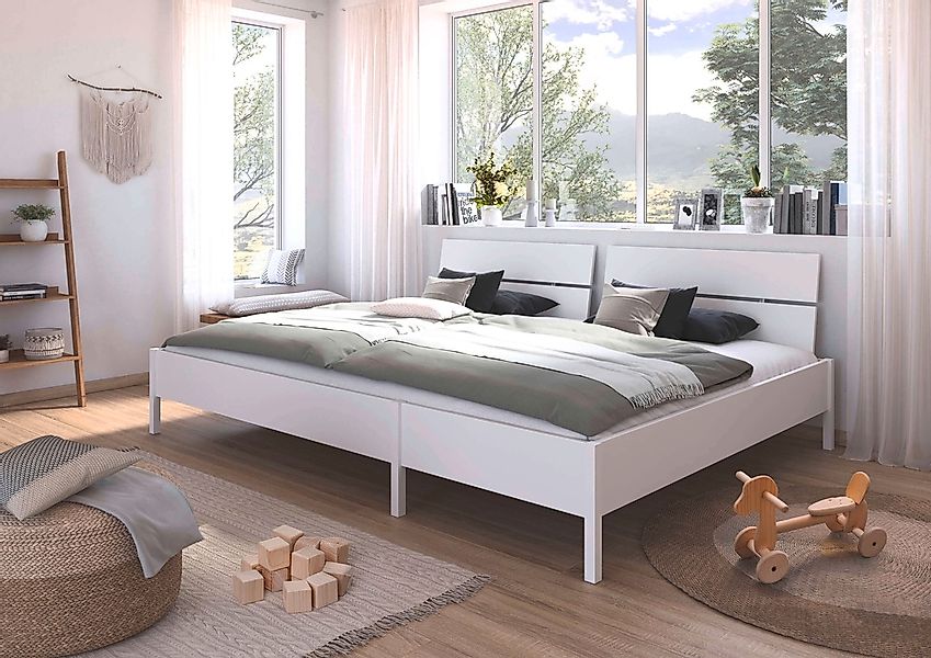 rauch Bett "Familienbett XXL Familiengröße Ehebett Doppelbett umbaubar", (f günstig online kaufen