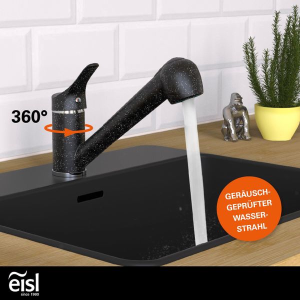 Eisl Spültischarmatur »GRANIT« herausziehb. 2-fach verstellb. Geschirrbraus günstig online kaufen
