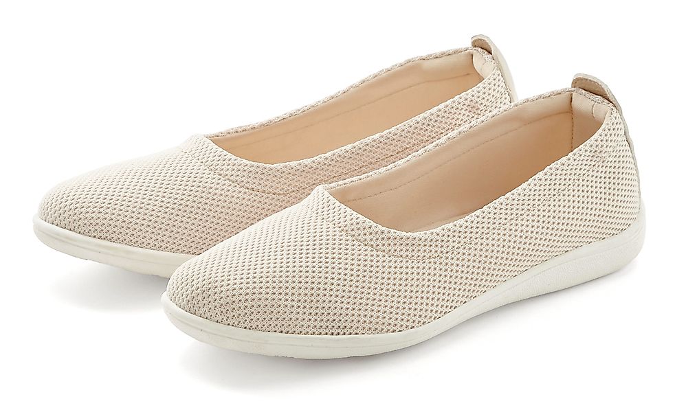 Vivance Slipper, Ballerina in leichter Mesh-Optik günstig online kaufen