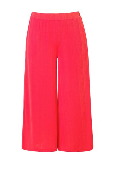 Ulla Popken Funktionshose Culotte Struktur wadenlang günstig online kaufen