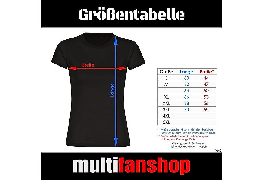 multifanshop T-Shirt Damen Mönchengladbach - Herzschlag - Frauen günstig online kaufen