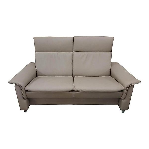 Stressless® 2-Sitzer Sofa Aurora Hoch Leder Paloma Mushroom Grau Braun Crem günstig online kaufen