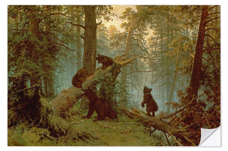 Posterlounge Poster Ivan Ivanovich Shishkin, Morgen günstig online kaufen
