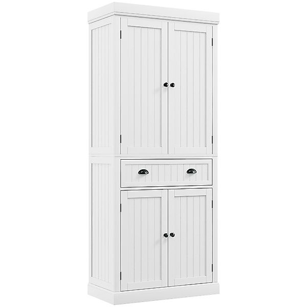 COSTWAY Küchenbuffet Hochschrank mit verstellbarer Regalen&Schublade, günstig online kaufen