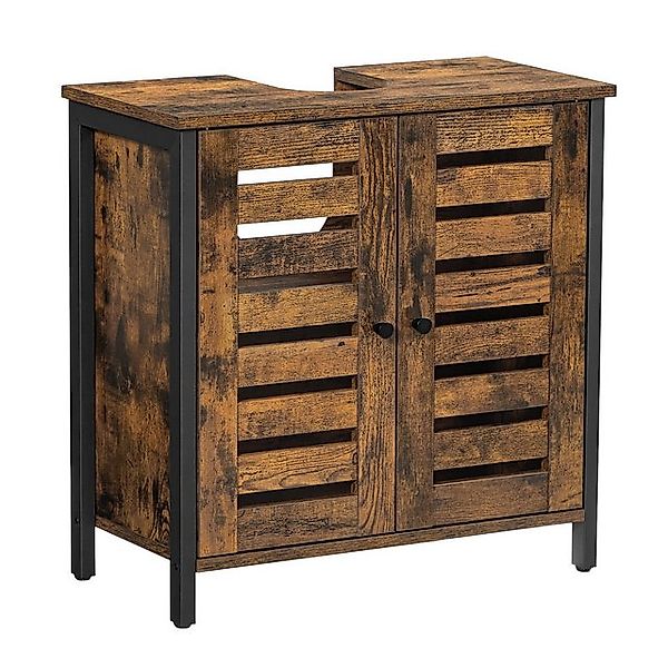 VASAGLE Waschbeckenunterschrank Badschrank Aufbewahrungsschrank mit 2 günstig online kaufen