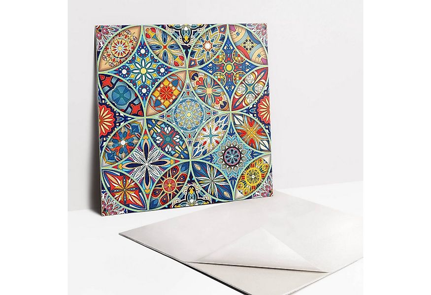 Tulup Wandtattoo Wandfliese Selbstklebend Räder 30x30cm Vinylfliesen 9 Stüc günstig online kaufen