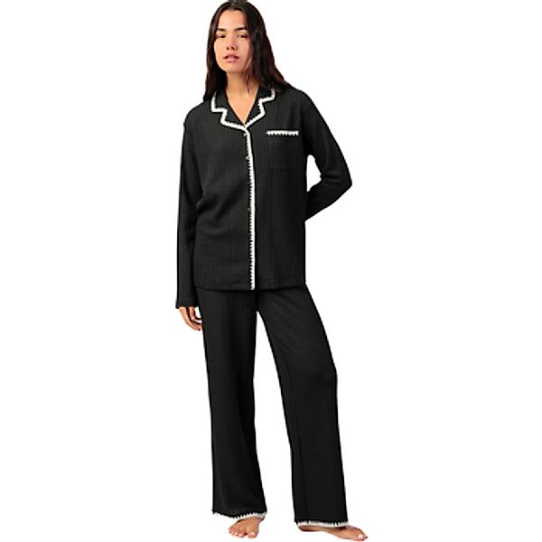 Admas  Pyjamas/ Nachthemden Pyjama mit weiter Hose und langärmeligem Hemd S günstig online kaufen