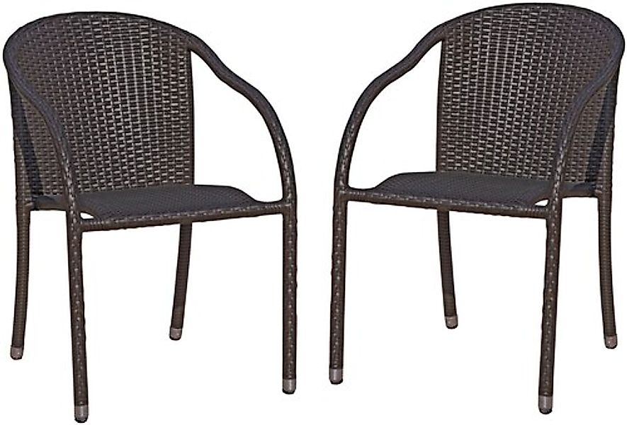 Garden Pleasure Stapelstuhl »RIGA« (Set) 2 Stk.2er Set, auch für die Gastro günstig online kaufen