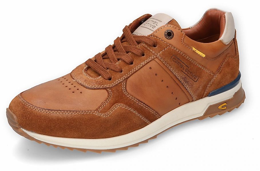 camel active Sneaker, Runner Sneaker, Schnürschuh, Freizeitschuh mit Lederf günstig online kaufen