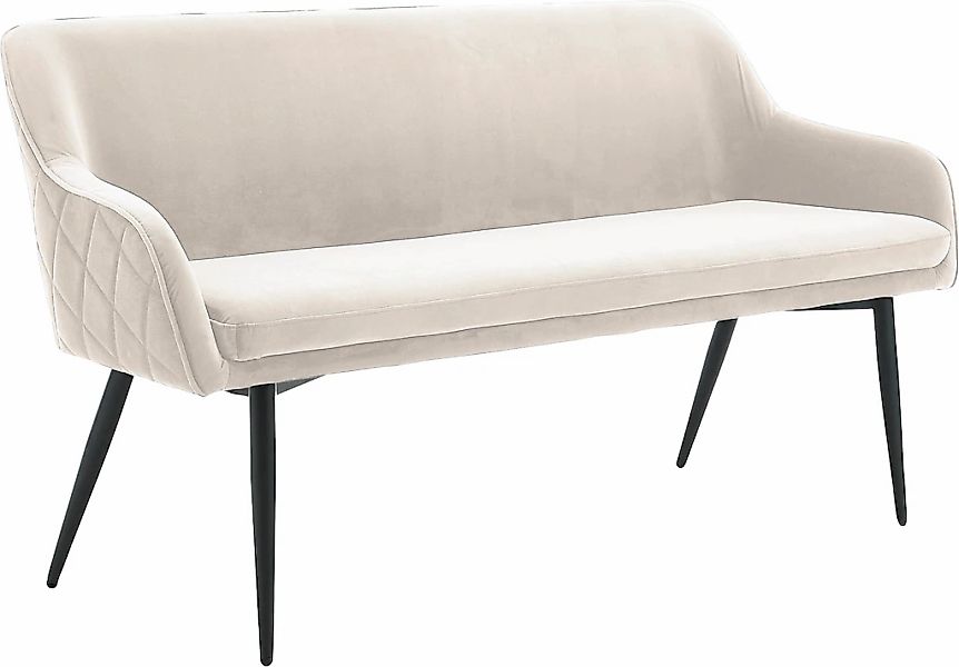 SalesFever Sitzbank "Komfortable Sitzbank" mit Armlehnen und Rückensteppung günstig online kaufen