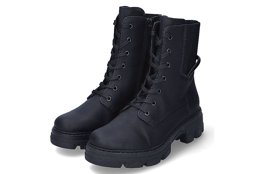 Rieker Rieker 74631-02 Damen Kunstleder schwarz Schnürstiefel günstig online kaufen