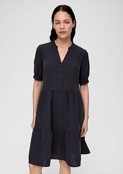s.Oliver Minikleid Crinkle-Kleid mit Volants im günstig online kaufen