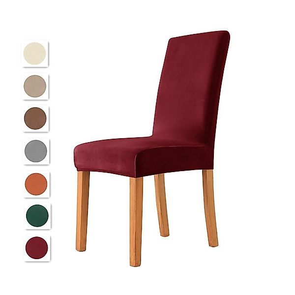 XDeer Stuhlhusse Stuhlhussen,Stretch Stuhlhusse Esszimmerstuhl Hussen, günstig online kaufen